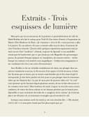 Extraits - Trois esquisses de lumière - page 01