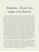 Extraits - Entre les nuits et la fureur - page 01