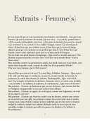 Extraits - Femme(s) - page 01